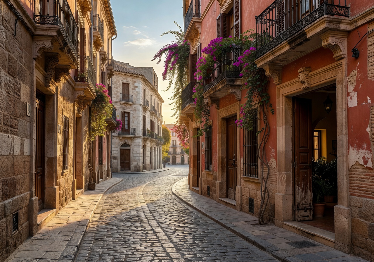 Historic streets in Valencia, Spain